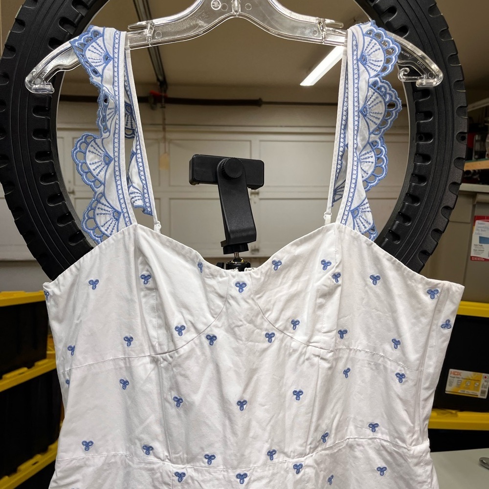 Jonathan Simkhai Eyelet Embroidered Bustier Midi Dress - Picture 11 of 15